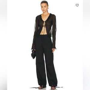 THE ANDAMANE Mia Ruffle Blouse